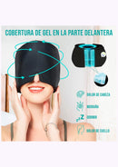Gorro de gel para alivio de dolor de cabeza y migraña Gorro de Gel para Frío o Calor